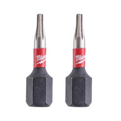 Impact bits for screwdriver TX BO9 25mm 2pcs SHOCKWAVE ID