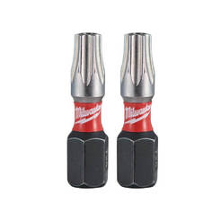 Impact bits for screwdriver TX BO25 25mm 2pcs SHOCKWAVE ID