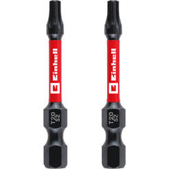 Биты для отвертки 50 мм TORX20 ударный хвостовик 1/4" E 6.3 - 2 шт EINHELL