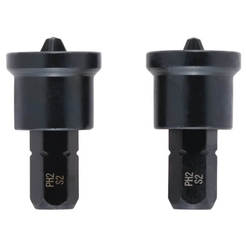 Bits with stop PH2 25mm 2pcs shank 1/4" C 6.3 EINHELL