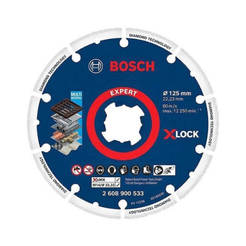 Диамантен диск X-LOCK за метал, неръждаем метал и чугун 125 x 22.23 x 1.6 мм