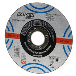 Диск Carboflex для резки металла 115x1x22,2мм RAIDER