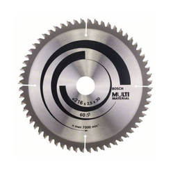 Circular saw blade Multi Material ф216 x 30mm, 60 teeth HLTCG