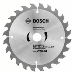 Circular disc for wood Ф 160 x 20/16mm, 24 teeth Ecoline