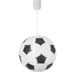 Абажур для детской комнаты Ф400мм футбольный мяч белый/черный FRANKIE