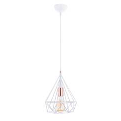 Pendulum 1xE27 60W white / copper PIRAMIT 10101 WHITE / COPPER