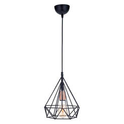 Pendant 1xE27 60W black / copper PIRAMIT 10101 BLACK / COPPER