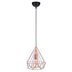 Pendant 1xE27 60W honey PIRAMIT 10101 COPPER