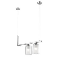 Lighting fixture - pendant style loft 2xE27 60W metal satin PETRA
