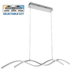 LED Пендел 27W 1698lm 3000-4000-6000K, бял LOARA LED VIVALUX
