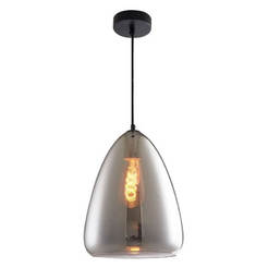 Пендел Ø300мм 1хE27 IP20 Caruso опушено стъкло VIVALUX