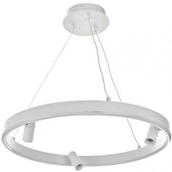 LED Пендел със смарт управление 71W 7100lm 3000-4000-6000K IP20 AIDEN бял EL 3014WH/50T EL BULGARIA