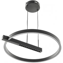 LED Пендел със смарт управление 39W 3900lm 3000-4000-6000K IP20 SALERMO черен EL 4016 BK EL BULGARIA