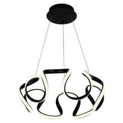 Пендел LED 54W 3254lm 3000K-4000K-6000K MEANDRA LED черен 005166 VIVALUX