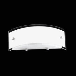 Wall lamp LEO 1xЕ27 transparent opal glass OKTAY