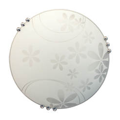 Plafond FLOWER Ф250 1xE27 decorative glass REALITY