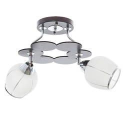 Plafond pair LEVEL 2 x 40W E27 chrome