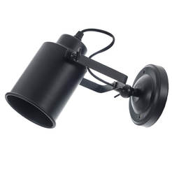 Wall lamp EL 1866 - 1 x E27, 40W, metal, black