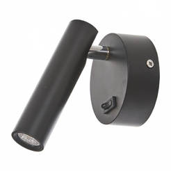 LED sconce with key 5W 4000K black