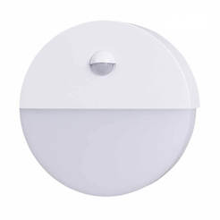 LED Wall lamp with motion sensor 120° 10W 700lm 4000K IP54 white AURA LED