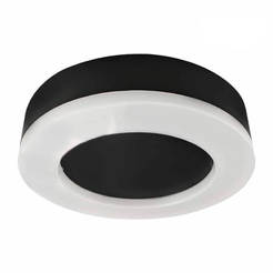 LED ceiling light f190mm 15W 900lm 4000K moisture resistant IP65 30000h black Dolce