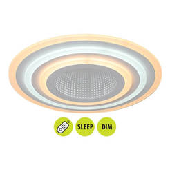 LED Плафон с дистанционно управление ф500мм 75W 4725lm 3000К-4000К-6400К IP20 SATURN LED VIVALUX