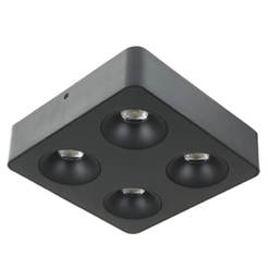 Светодиодный потолочный светильник для наружного монтажа 45 Вт 4800 лм 3000-6000K IP20 SUBLIME Черный EL 3018/48 BK EL Болгария