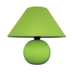 Красива настолна лампа 1 x 40W E14 Зелен ARIEL