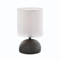 Table lamp 40W, E14, ф14 х 23 cm, IP20, brown Luci