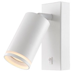 Spot with switch 1xGU10 35W, white King LED SP718 WH VIVALUX
