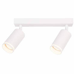 Linear ceiling spot 2xGU10 35W IP20, white KING SP732-2L WH VIVALUX