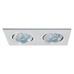 Moon double 172 x 92mm MR16 G5.3 12V IP20 gray aluminum SL622 AL STYLE