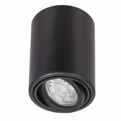 GU10 outdoor light, black aluminum Outside EL 1407 BK EL BULGARIA