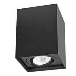 Луна за външен монтаж 96x96мм GU10 230V IP20, черна Braga DL702 BK VIVALUX