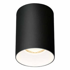 Луна Ф85мм 1хGU10 35W IP20 Nikos черно/бял VIVALUX