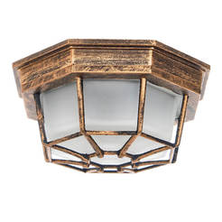 Garden ceiling SPIDER F 220mm 1 x E27 antique brown