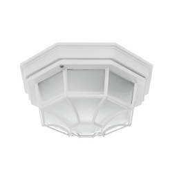 Garden ceiling Ф 260, 1 x Е27, IP44, white, SPIDER