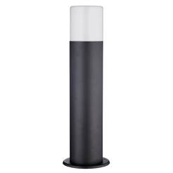 Garden lantern - 1xE27, 60W, IP44, H 40 cm, black aluminum