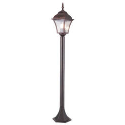 Garden lantern Sofia standing H = 100 cm 1 x E27 IP44 red patina