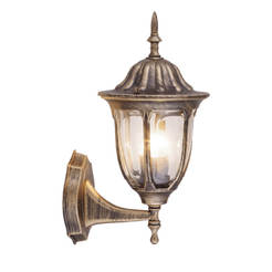 Garden lantern Tosca up 1 x E27 IP44 antique brass