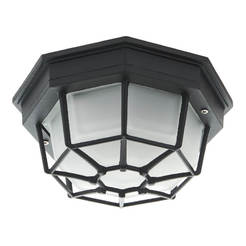 Garden ceiling Spider Ф 220mm, 1xE27, IP44, black