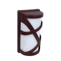 Garden sconce Maui - 1 x E27, 40W, IP44, brown