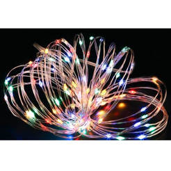 Светещ кабел Silver - 2W цветен, IP44, 10м