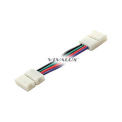 Конектор за LED лента RGB/BL Connector 10мм (2бр/пакет) 003906 VIVALUX