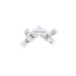 Конектор ъглов за LED лента BL Connector 8/10мм (2бр/пакет) 003910 VIVALUX