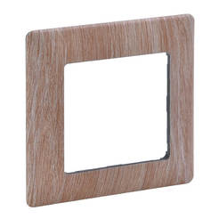 Single decorative frame-module for switches and sockets Light Wood VALENA LIFE LEGRAND