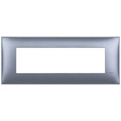 Рамка 7 модула син металик Classia Bticino италиански стандарт LEGRAND