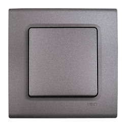 Single electrical switch x1 Linnera Life gray