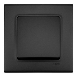 Single electrical switch x1 Linnera Life black