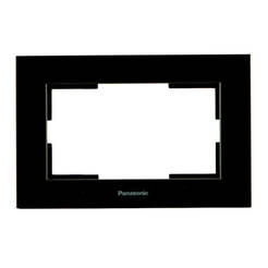 Double contact frame black Karre Plus WKTF08092BL PANASONIC